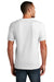 District DT7500 Mens Flex Short Sleeve Crewneck T-Shirt White Model Back