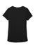 District DT7501 Womens Flex Short Sleeve Scoop Neck T-Shirt Black Flat Back