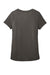 District DT7501 Womens Flex Short Sleeve Scoop Neck T-Shirt Heather Charcoal Grey Flat Back