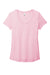 District DT7501 Womens Flex Short Sleeve Scoop Neck T-Shirt Lilac Pink Flat Front