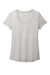 District DT7501 Womens Flex Short Sleeve Scoop Neck T-Shirt Silver Grey Mist Flat Front