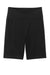 District DT7509 Womens High Waist Odor Resistant Bike Shorts Black Flat Back