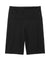 District DT7509 Womens High Waist Odor Resistant Bike Shorts Black Flat Front