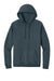 District DT7800 Mens Cloud Fleece Hooded Sweatshirt Hoodie Deep Steel Blue Flat Front