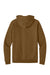 District DT7800 Mens Cloud Fleece Hooded Sweatshirt Hoodie Duck Brown Flat Back