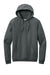 District DT7800 Mens Cloud Fleece Hooded Sweatshirt Hoodie Heather Charcoal Grey Flat Front