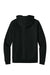 District DT7800 Mens Cloud Fleece Hooded Sweatshirt Hoodie Jet Black Flat Back