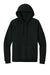 District DT7800 Mens Cloud Fleece Hooded Sweatshirt Hoodie Jet Black Flat Front