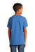 District DT8000Y Youth Re-Tee Short Sleeve Crewneck T-Shirt Heather Blue Model Back