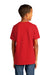 District DT8000Y Youth Re-Tee Short Sleeve Crewneck T-Shirt Ruby Red Model Back