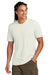 District DT8000 Mens Re-Tee Short Sleeve Crewneck T-Shirt Ash Grey Model Front