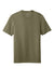 District DT8000 Mens Re-Tee Short Sleeve Crewneck T-Shirt Heather Light Olive Green Flat Front