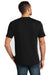 District DT8000 Mens Re-Tee Short Sleeve Crewneck T-Shirt Black Model Back