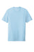 District DT8000 Mens Re-Tee Short Sleeve Crewneck T-Shirt Crystal Blue Flat Front