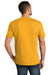 District DT8000 Mens Re-Tee Short Sleeve Crewneck T-Shirt Maize Yellow Model Back