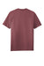 District DT8000 Mens Re-Tee Short Sleeve Crewneck T-Shirt Heather Maroon Flat Back