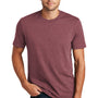 District Mens Re-Tee Short Sleeve Crewneck T-Shirt - Heather Maroon