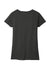 District DT8001 Womens Re-Tee Short Sleeve V-Neck T-Shirt Heather Charcoal Grey Flat Back