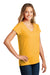 District DT8001 Womens Re-Tee Short Sleeve V-Neck T-Shirt Maize Yellow Model 3q