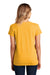 District DT8001 Womens Re-Tee Short Sleeve V-Neck T-Shirt Maize Yellow Model Back