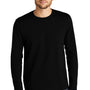 District Mens Re-Tee Long Sleeve Crewneck T-Shirt - Black