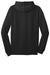 District DT800 Mens The Concert Fleece Full Zip Hooded Sweatshirt Hoodie Black Flat Back