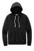 District DT8100 Mens Re-Fleece Hooded Sweatshirt Hoodie Black Flat Front