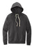 District DT8100 Mens Re-Fleece Hooded Sweatshirt Hoodie Heather Charcoal Grey Flat Front