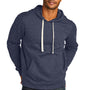 District Mens Re-Fleece Hooded Sweatshirt Hoodie - Heather Navy Blue