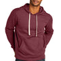 District Mens Re-Fleece Hooded Sweatshirt Hoodie - Heather Maroon