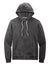 District DT8102 Mens Re-Fleece Full Zip Hooded Sweatshirt Hoodie Heather Charcoal Grey Flat Front