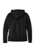 District DT8103 Womens Re-Fleece Full Zip Hooded Sweatshirt Hoodie Black Flat Back