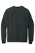 District DT8104 Mens Re-Fleece Crewneck Sweatshirt Heather Charcoal Grey Flat Back