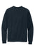 District DT8104 Mens Re-Fleece Crewneck Sweatshirt True Navy Blue Flat Back