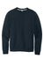 District DT8104 Mens Re-Fleece Crewneck Sweatshirt True Navy Blue Flat Front