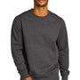 District Mens Re-Fleece Crewneck Sweatshirt - Heather Charcoal Grey