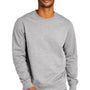 District Mens Re-Fleece Crewneck Sweatshirt - Heather Light Grey