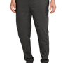 District Mens Re-Fleece Jogger Sweatpants w/ Pockets - Heather Charcoal Grey