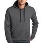 District Mens The Concert Fleece Hooded Sweatshirt Hoodie - Heather Charcoal Grey