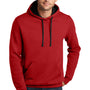 District Mens The Concert Fleece Hooded Sweatshirt Hoodie - New Red