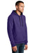 District DT810 Mens The Concert Fleece Hooded Sweatshirt Hoodie Purple Model 3q