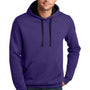 District Mens The Concert Fleece Hooded Sweatshirt Hoodie - Purple