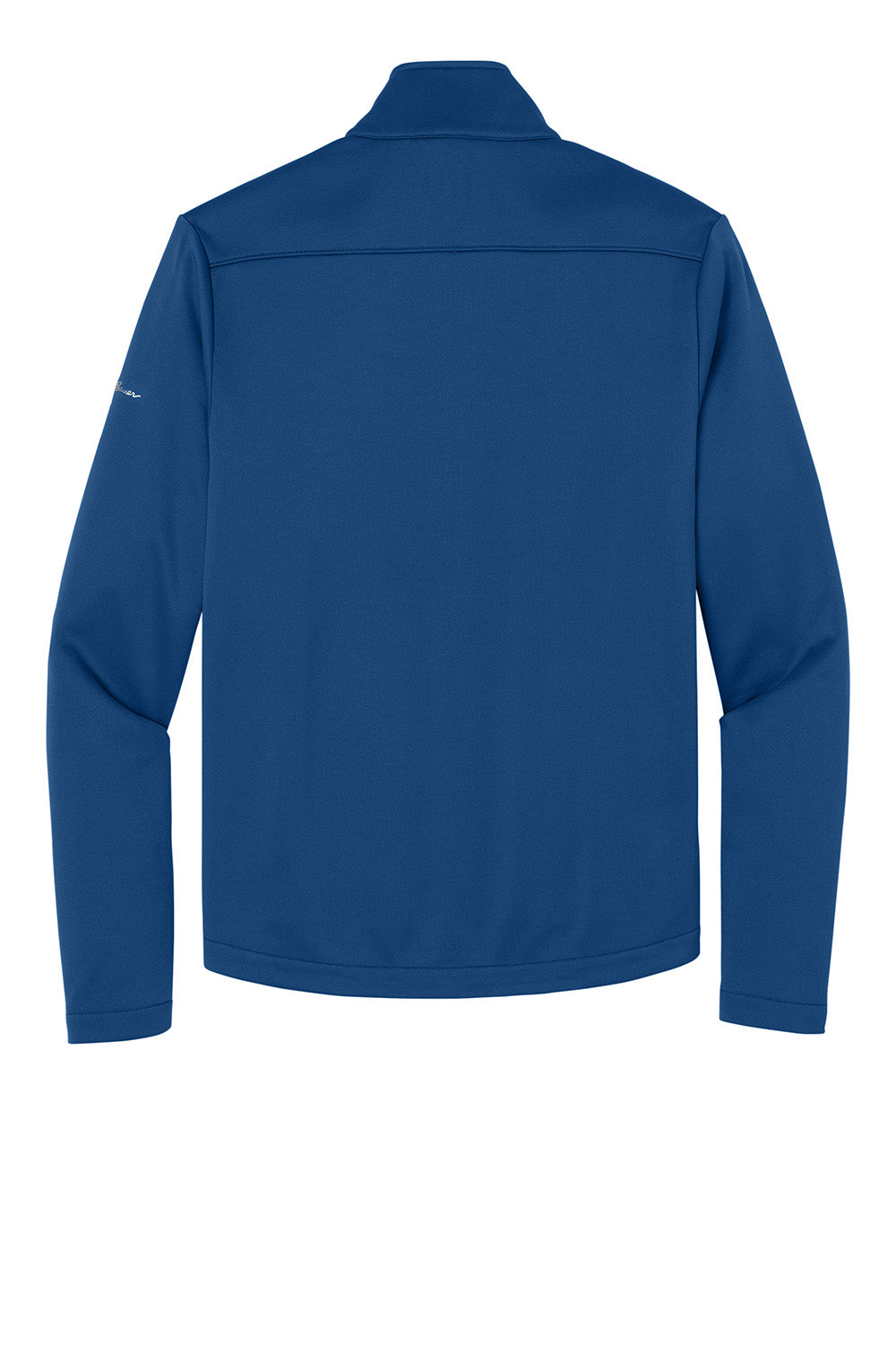 Eddie Bauer EB2360 Mens Smooth Fleece 1/4 Zip Sweatshirt Cobalt Blue Flat Back