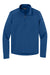 Eddie Bauer EB2360 Mens Smooth Fleece 1/4 Zip Sweatshirt Cobalt Blue Flat Front