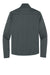 Eddie Bauer EB2360 Mens Smooth Fleece 1/4 Zip Sweatshirt Iron Gate Grey Flat Back