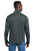 Eddie Bauer EB2360 Mens Smooth Fleece 1/4 Zip Sweatshirt Iron Gate Grey Model Back