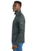 Eddie Bauer EB2360 Mens Smooth Fleece 1/4 Zip Sweatshirt Iron Gate Grey Model Side