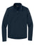 Eddie Bauer EB2360 Mens Smooth Fleece 1/4 Zip Sweatshirt River Navy Blue Flat Front