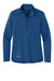 Eddie Bauer EB2370 Womens Smooth Fleece 1/4 Zip Sweatshirt Cobalt Blue Flat Front