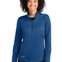 Eddie Bauer Womens Smooth Fleece 1/4 Zip Sweatshirt - Cobalt Blue - COMING SOON